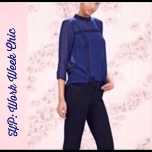 💼 🎉HP🎊Lauren Conrad Runway Sheer Top